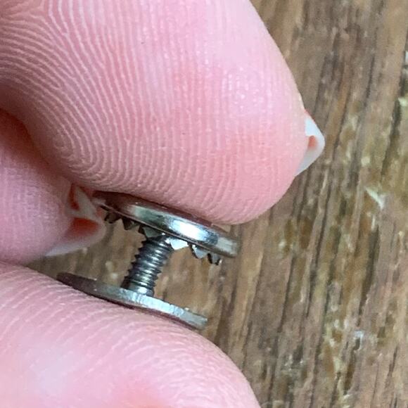 American Legion Auxiliary ALA VINTAGE Member Lapel Pin Blue Sunrise Screwback - Picture 5 of 5